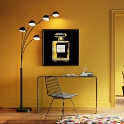 Five fingers gulvlampe, sort