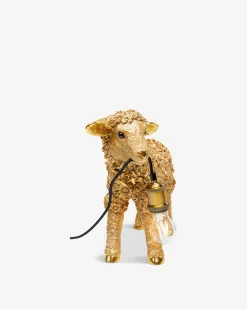 Flower sheep bordlampe, guld