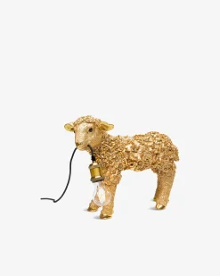 Flower sheep bordlampe, guld