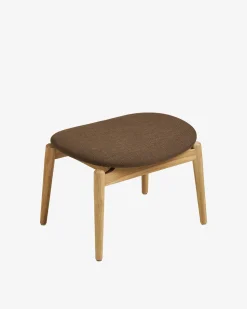 Frame fodskammel, natur/brun