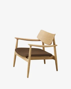 Frame loungestol, natur/brun