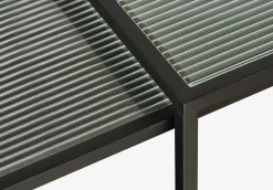 Frisco sofabordssæt, sort metal