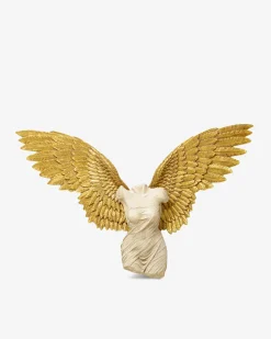 Gela engel, vægfigur stor