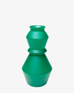 Gina vase grøn glas