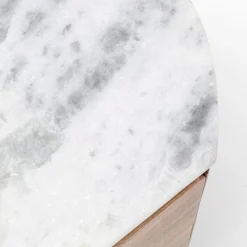 Grace sengebord, hvid marmor top