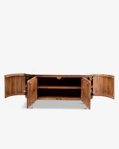 Grace skænk mango/ hvid marmor top