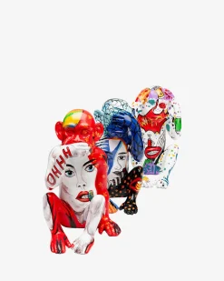 Graffiti monkey white