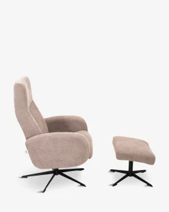 Harlem lænestol, taupe