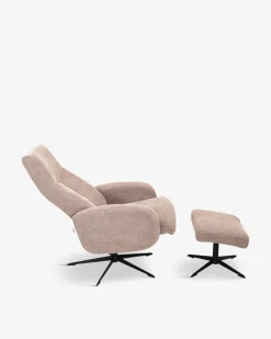 Harlem lænestol, taupe