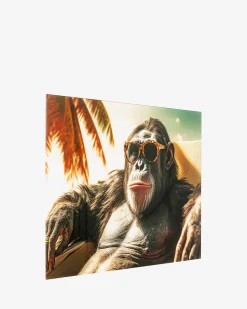 Holiday monkey glas galleri