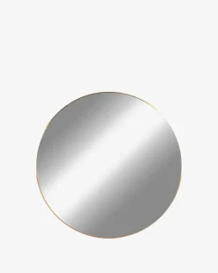 Jessi spejl, messing Ø.100cm
