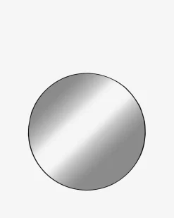 Jessi spejl, sort Ø.100cm