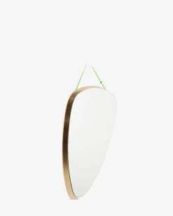 Jetset vægspejl, guld