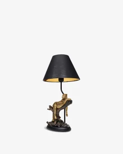 Leopard bordlampe