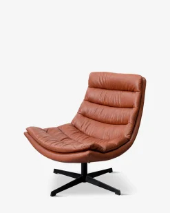 Lido lænestol, cognac