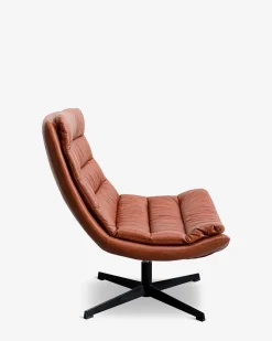 Lido lænestol, cognac