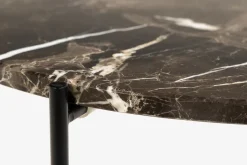 Light sofabord, brun marmor
