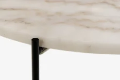 Light sofabord, hvid marmor