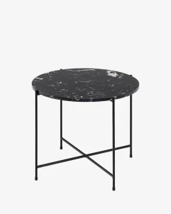 Light sofabord, sort marmor