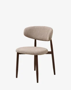 Linea spisebordsstol, sand/valnød