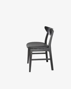 Liva spisestol sortbejdset eg