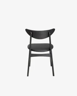 Liva spisestol sortbejdset eg