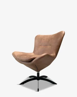Lotus lænestol, cognac