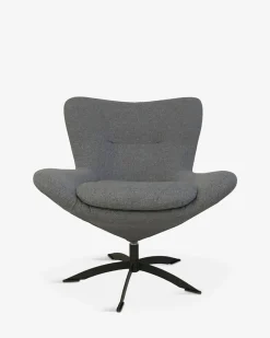 Lotus lænestol, lys grå