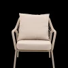 Milos lounge stol, taupe