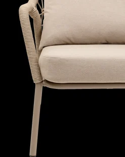 Milos lounge stol, taupe