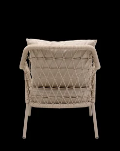 Milos lounge stol, taupe