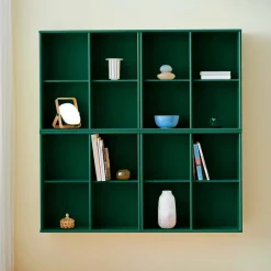 Mistral reol/ bogkasser, grøn