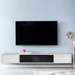 Mistral tv-bord, lys grå