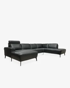 Modu byggesofa, antracite læder