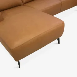 Modu byggesofa, lys cognac læder