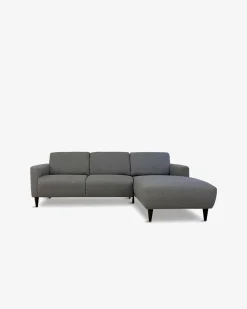 Modu byggesofa m. chaiselong, grå
