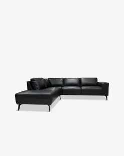 Modu byggesofa, sort læder