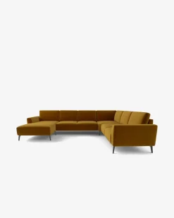 Modu hjørnesofa, gold velour