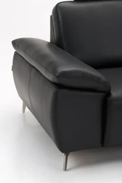 Modu hjørnesofa m/open end højre, sort læder