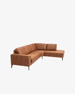 Modu hjørnesofa m/open end, cognac