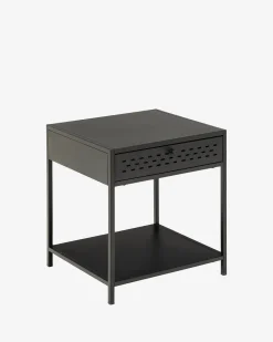 Newcastle sengebord, sort