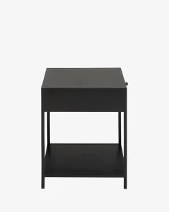 Newcastle sengebord, sort