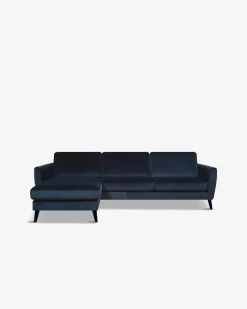 Nova modular sofa m/chaiselong, blå