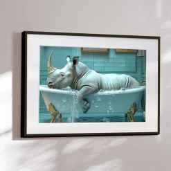 Næsehorn i bad galleri