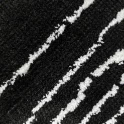 Opaco tæppe sort/hvid 170x240cm