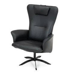 Opus lux, lænestol, sort læder