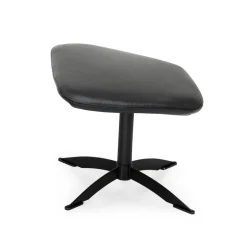 Opus lux, skammel, sort læder