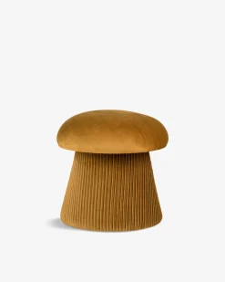 Paddehat puf, mustard #