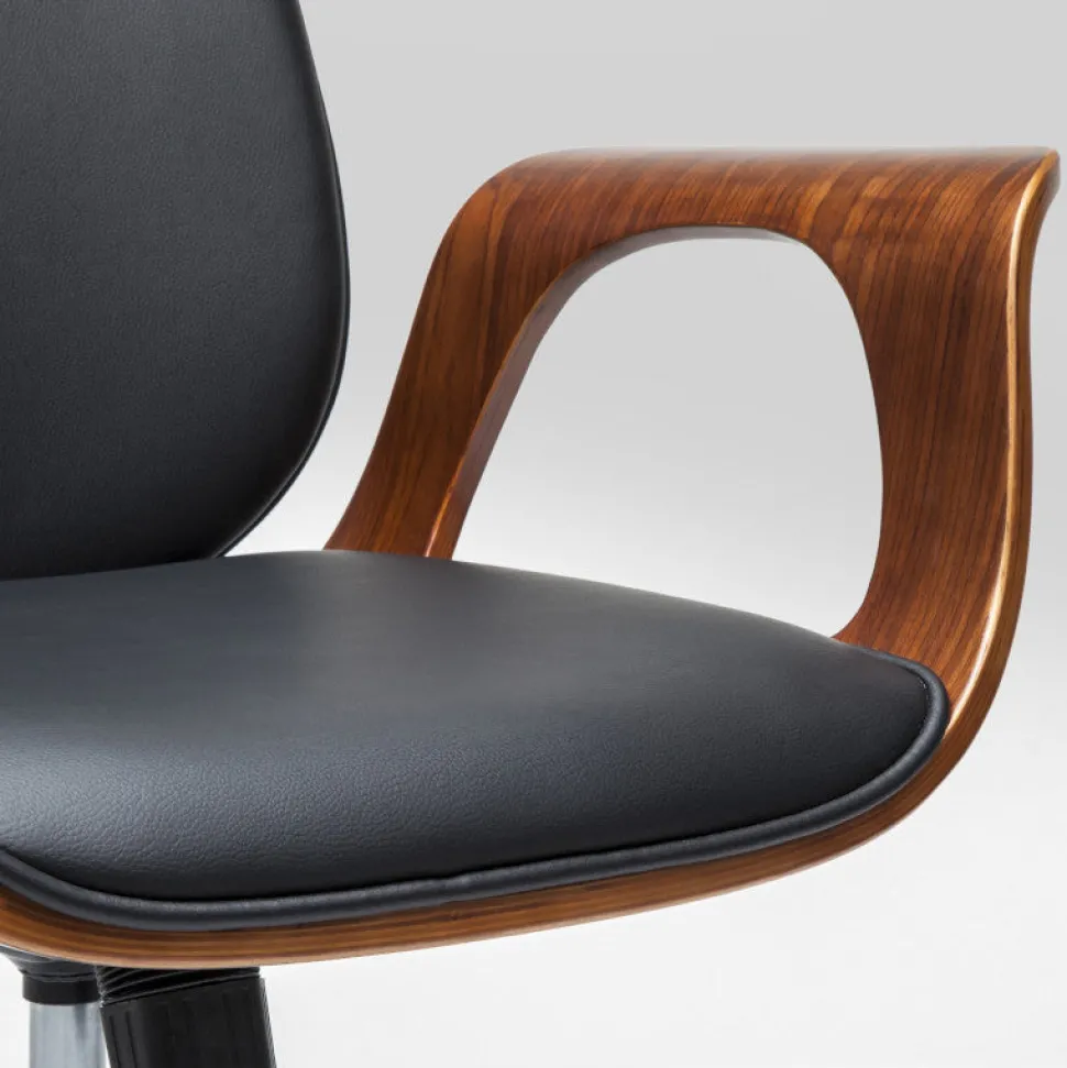 Patron kontorstol, valnød