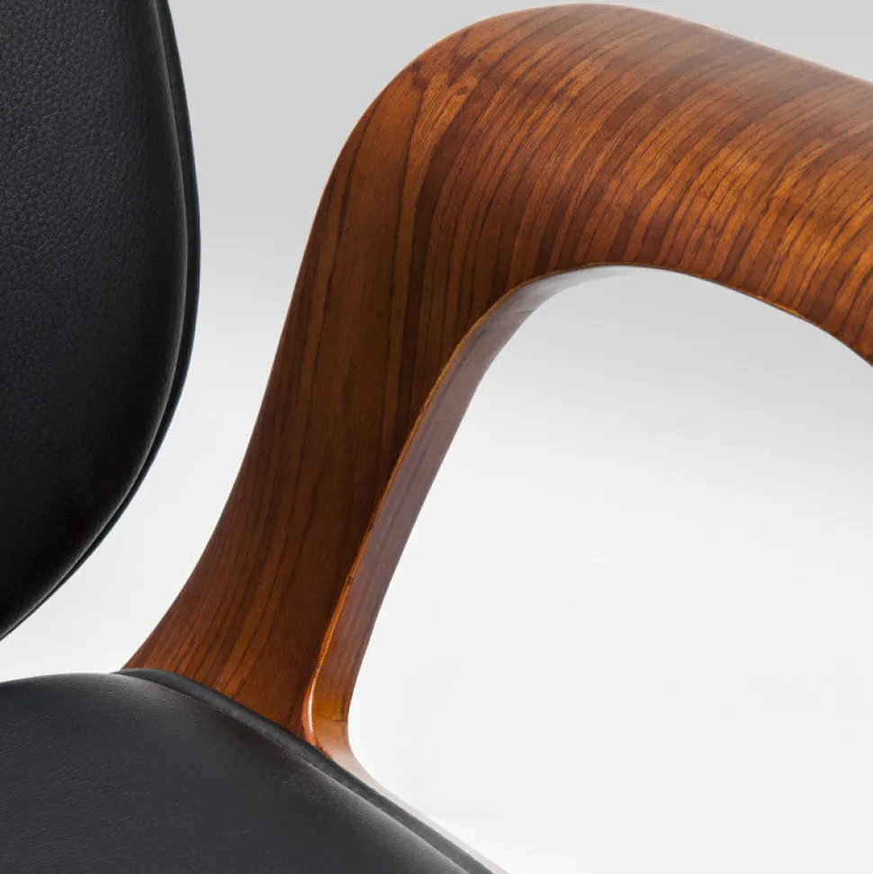 Patron kontorstol, valnød